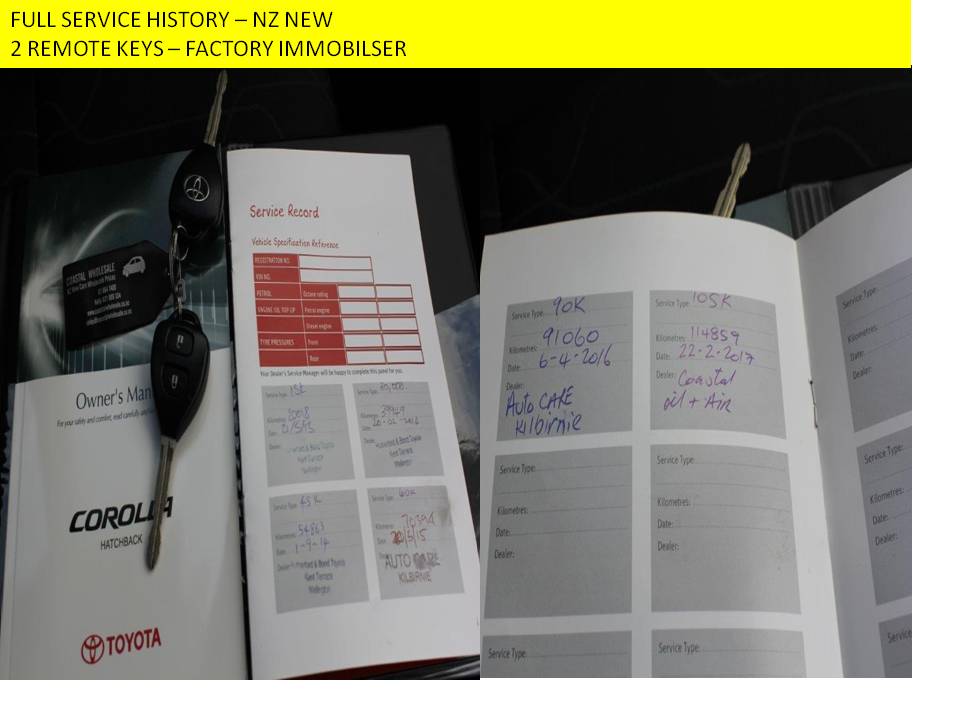 Toyota Corolla GL HATCH 2012 for sale in Auckland