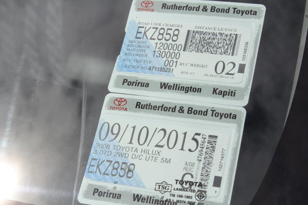 Toyota Hilux flatdeck 2wd 2008 for sale in Auckland