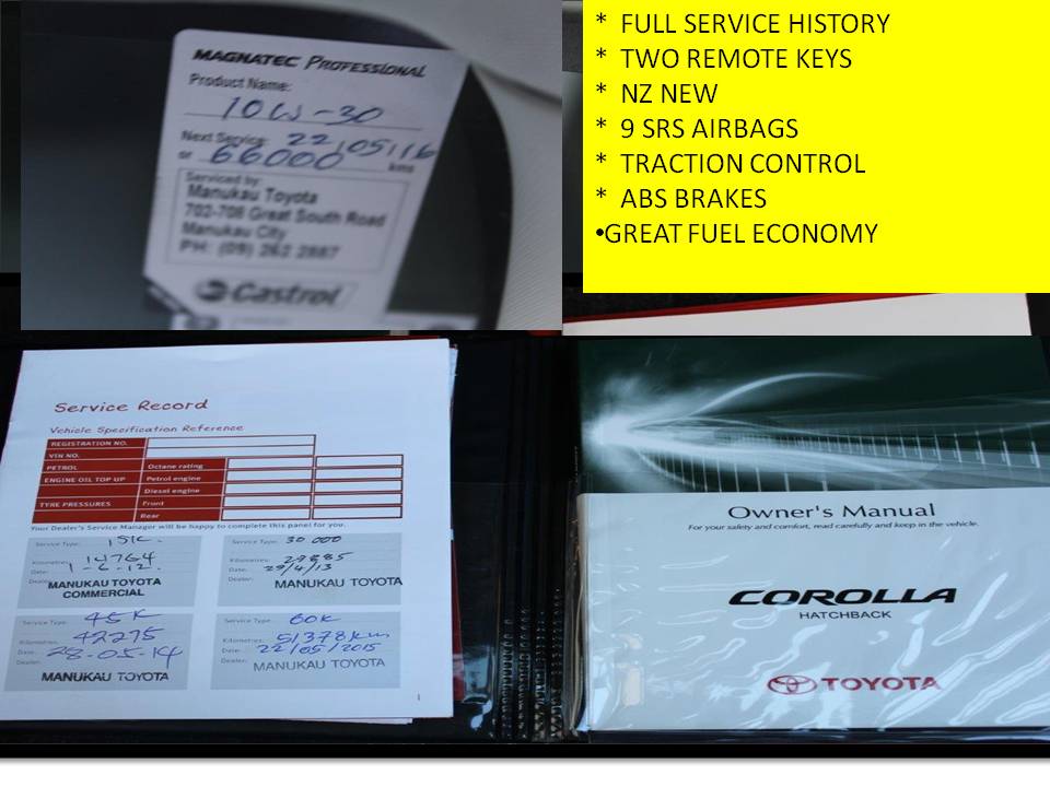 Toyota Corolla GX hatch 2011 for sale in Auckland