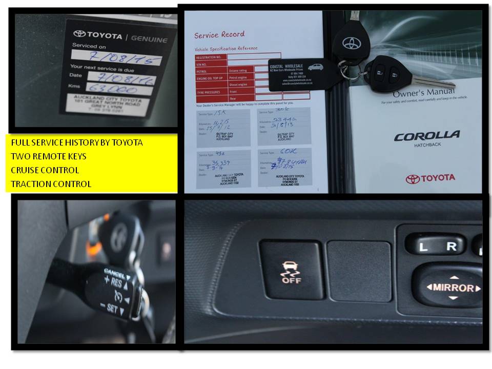 Toyota COROLLA GLX HATCH 2011 for sale in Auckland