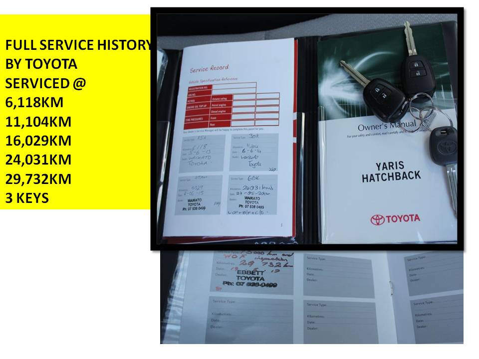 Toyota YARIS YR HATCH 2012 for sale in Auckland