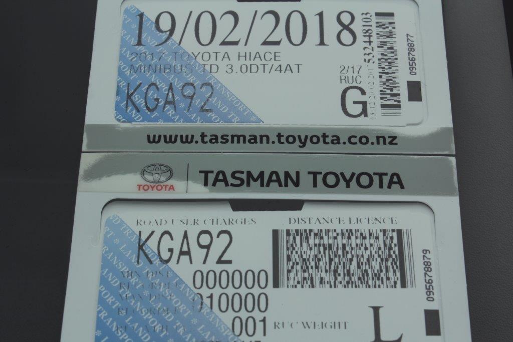 Toyota HIACE ZX MINIBUS COACH 2017 for sale in Auckland