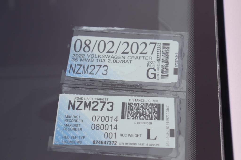 Volkswagen Crafter 35 MWB 103 2022 for sale in Auckland